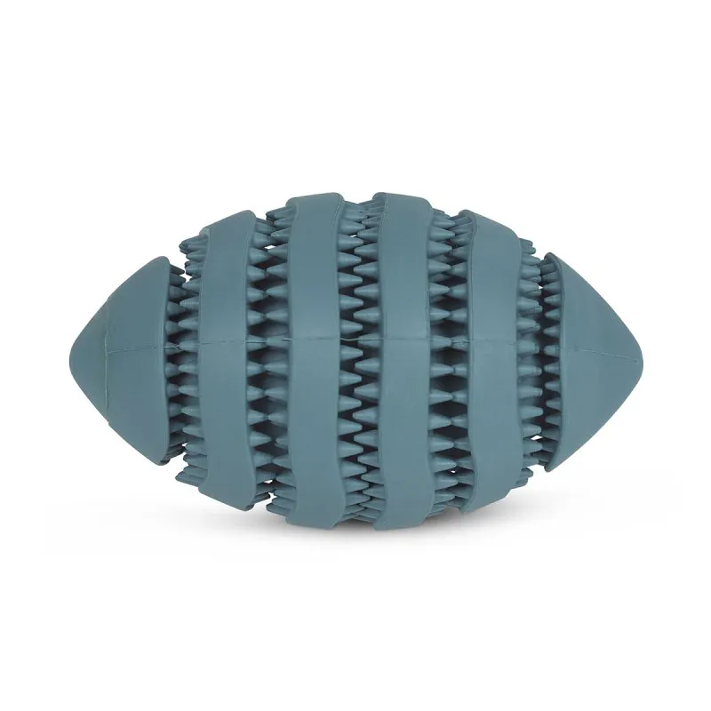 Petface Rubber Rugby Treat Ball Dog Toy